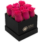 128g τετραγωνικά κουτιά από χαρτόνι δώρων λουλουδιών με τα καπάκια CMYK