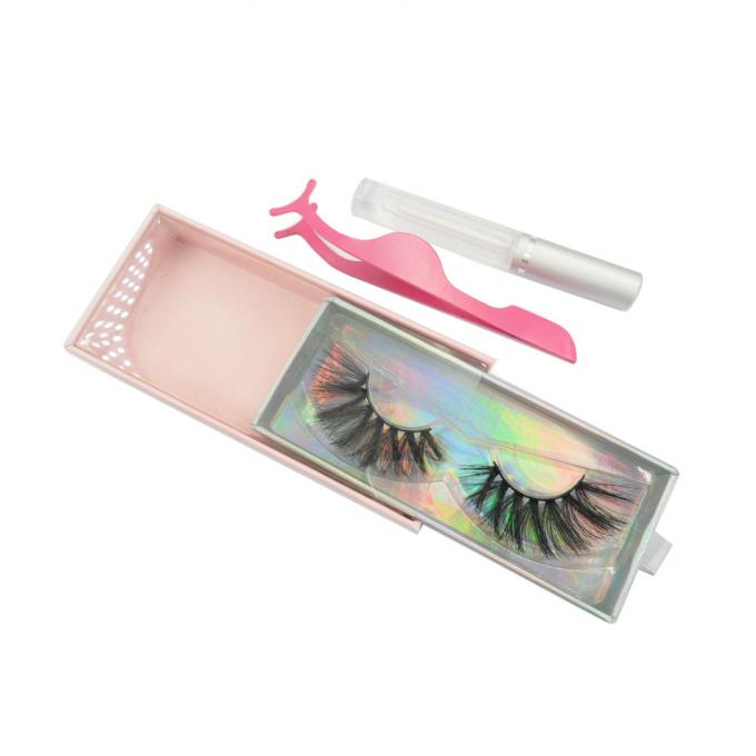 100g φανταχτερό μαγνητικό κιβώτιο Eyelash δώρων εγγράφου με το παράθυρο PVC PE 0