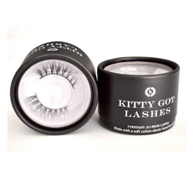 συσκευασία 250gsm Eyelash γύρω από τα κουτιά από χαρτόνι με το ODM cOem καπακιών 0